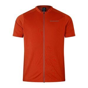 Endura Mens Loop Short-Sleeved Cycling Jersey / Flame Red